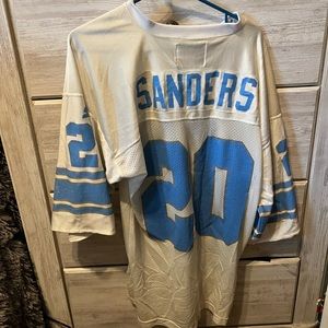 Vintage Starter Barry Sanders blue/white jersey